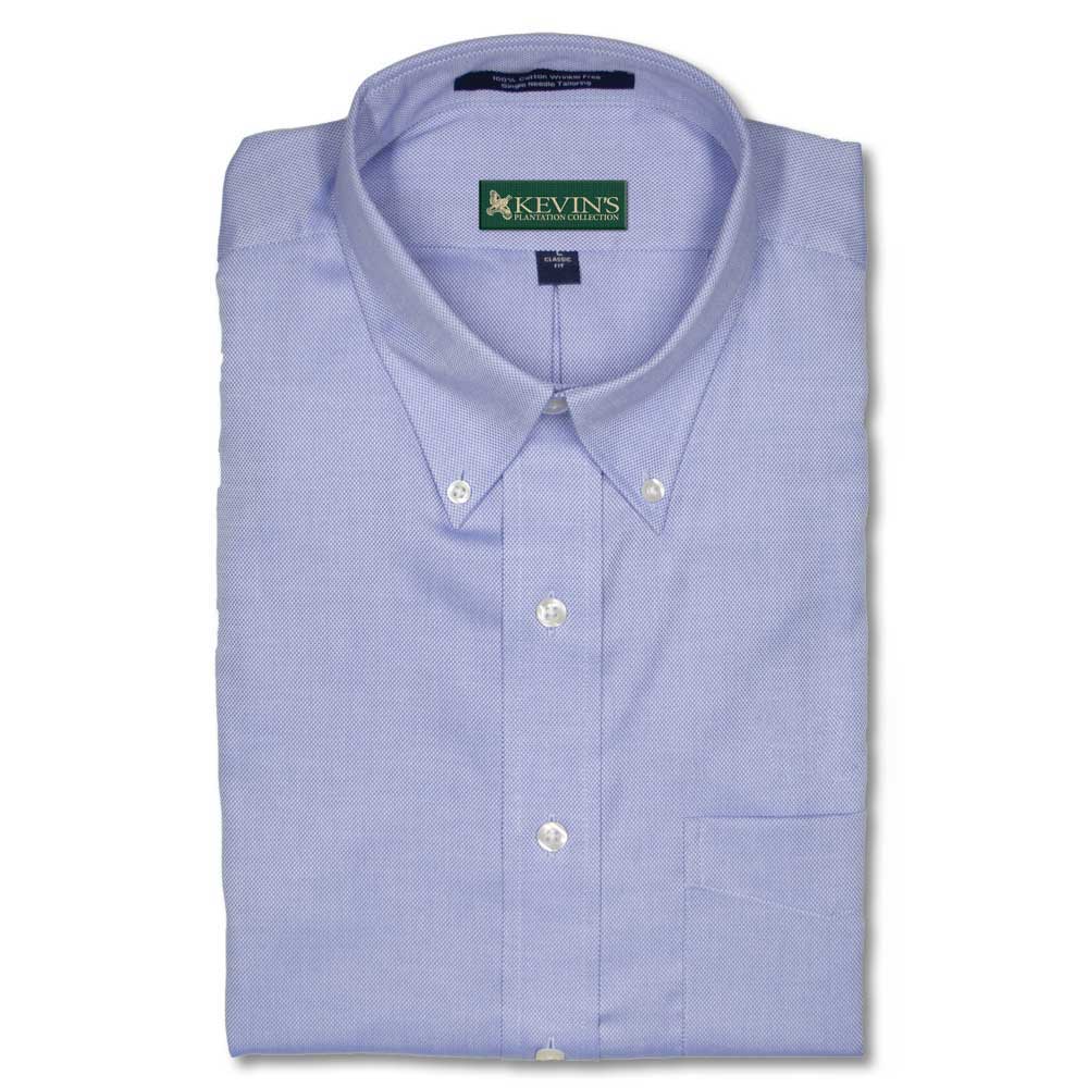 Kevin's Zach Pointer Wrinkle Free Shirt-Men's Clothing-Blue-M-Kevin's Fine Outdoor Gear & Apparel