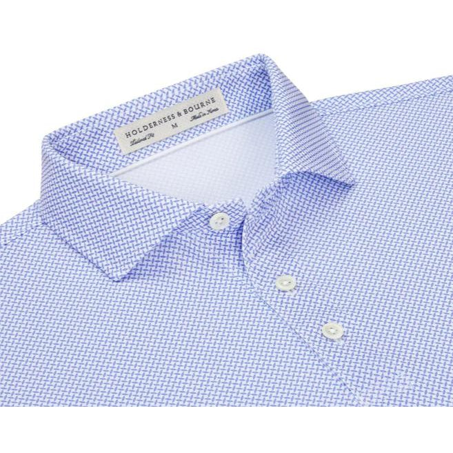 Holderness & Bourne "Porter" Polo-Men's Clothing-White/Nevis-S-Kevin's Fine Outdoor Gear & Apparel