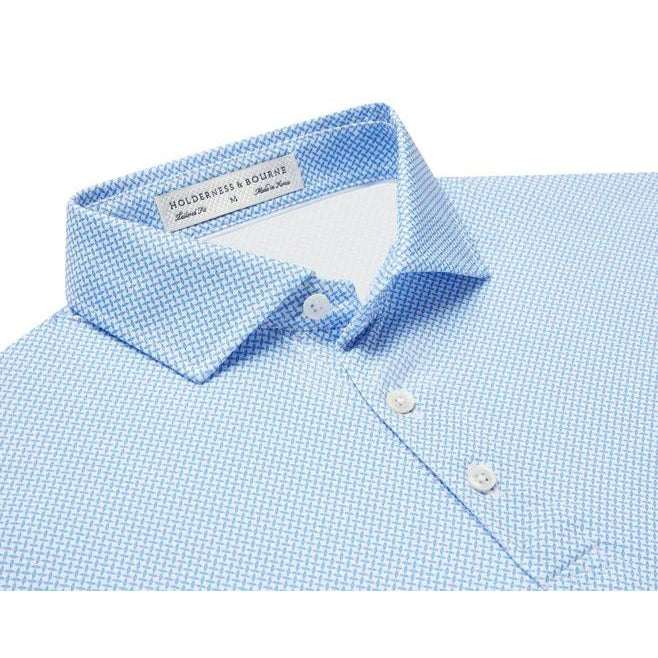 Holderness & Bourne "Porter" Polo-Men's Clothing-White/Windsor-S-Kevin's Fine Outdoor Gear & Apparel