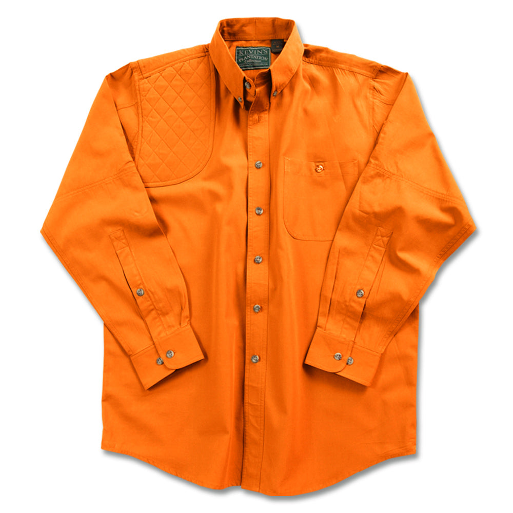 Kevin's Big & Tall Long Sleeve Right Hand Shooting Shirt-Men's Clothing-SOLID BLAZE-2XL-T-Kevin's Fine Outdoor Gear & Apparel