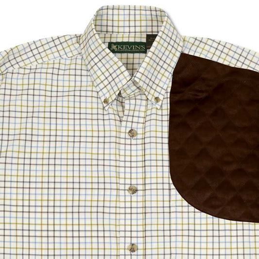 Kevin's Moss Green Performance Tattersall Left Hand Shooting Shirt