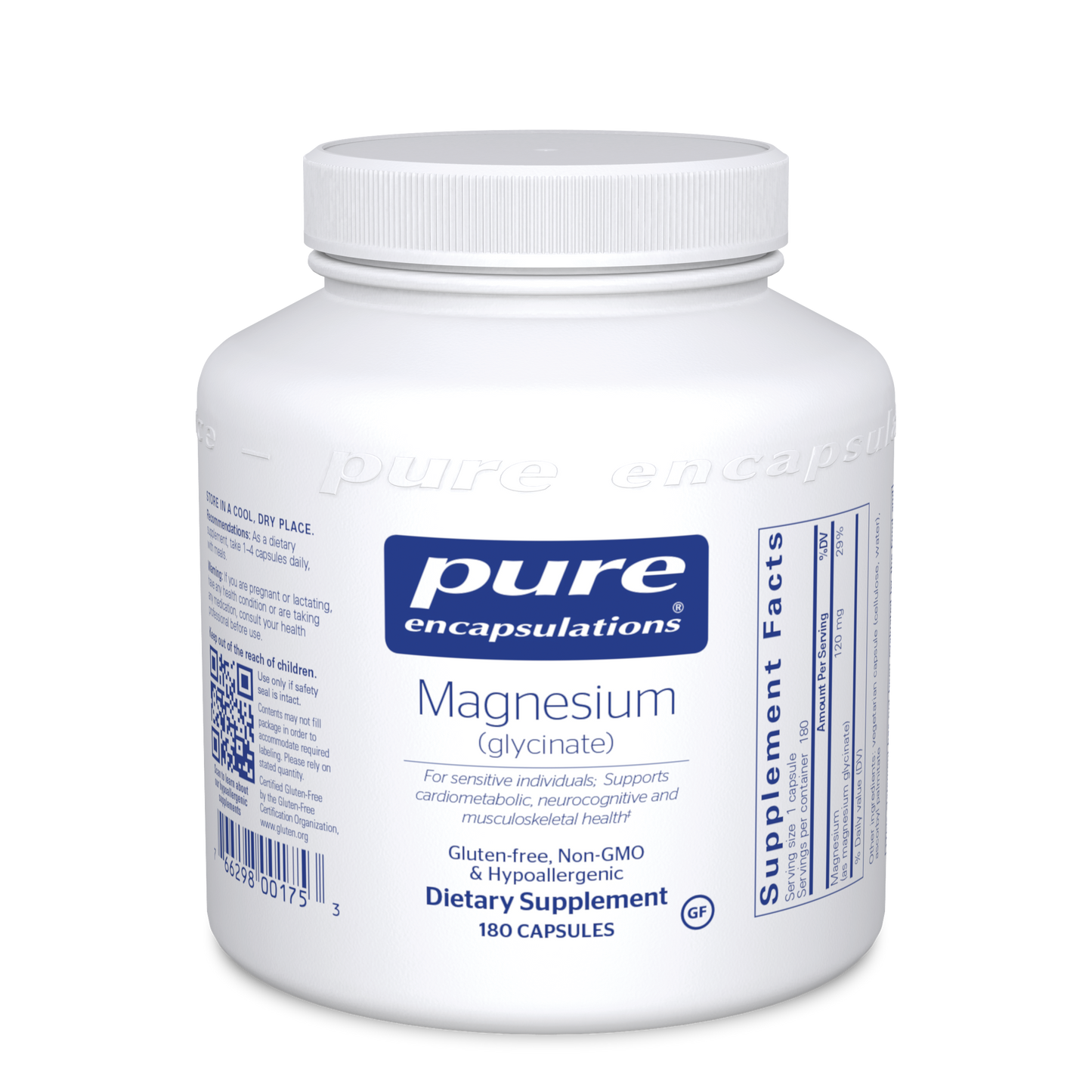 Pure Encapsulations Magnesium (glycinate) 120 mg