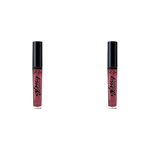 L.A. Girl Glossy Plumping Lipgloss- Lavish, 0.17 Fl Oz (Pack of 2)