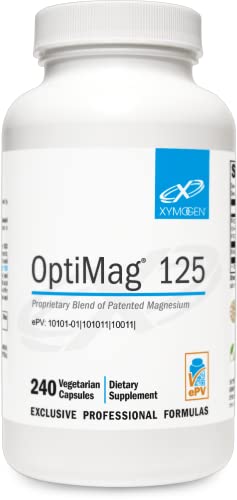 XYMOGEN OptiMag 125 Magnesium Chelate 240 Capsules