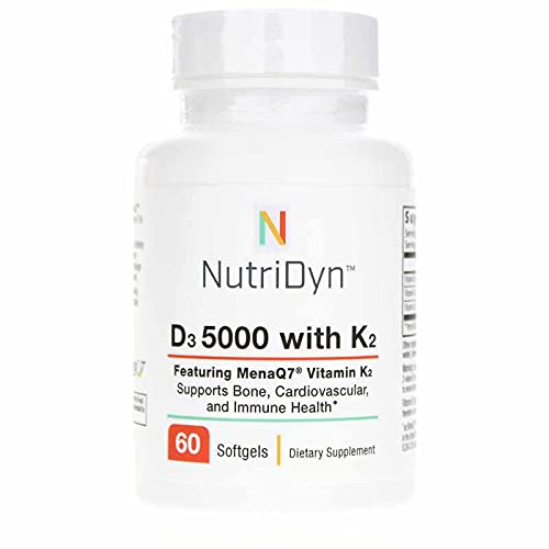 NutriDyn D3 5000 with K2 60 Softgels Nutri-Dyn