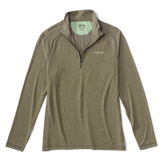 Orvis DriCast 1/4 Zip-Men's Clothing-Tarragon-M-Kevin's Fine Outdoor Gear & Apparel