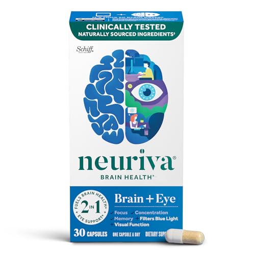 NEURIVA Brain + Eye Supplement 30ct Capsules