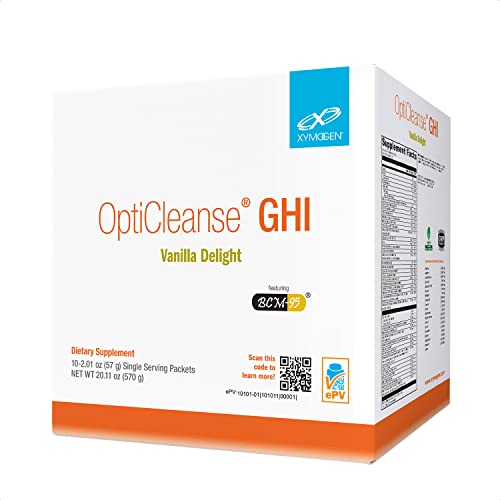XYMOGEN OptiCleanse GHI Detox Cleanse Vanilla Delight 10 Packets