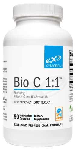XYMOGEN Bio C 1:1 - High Potency Vitamin C 90 Capsules