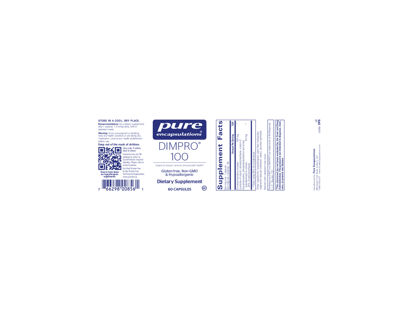 Pure Encapsulations DIM PRO 100