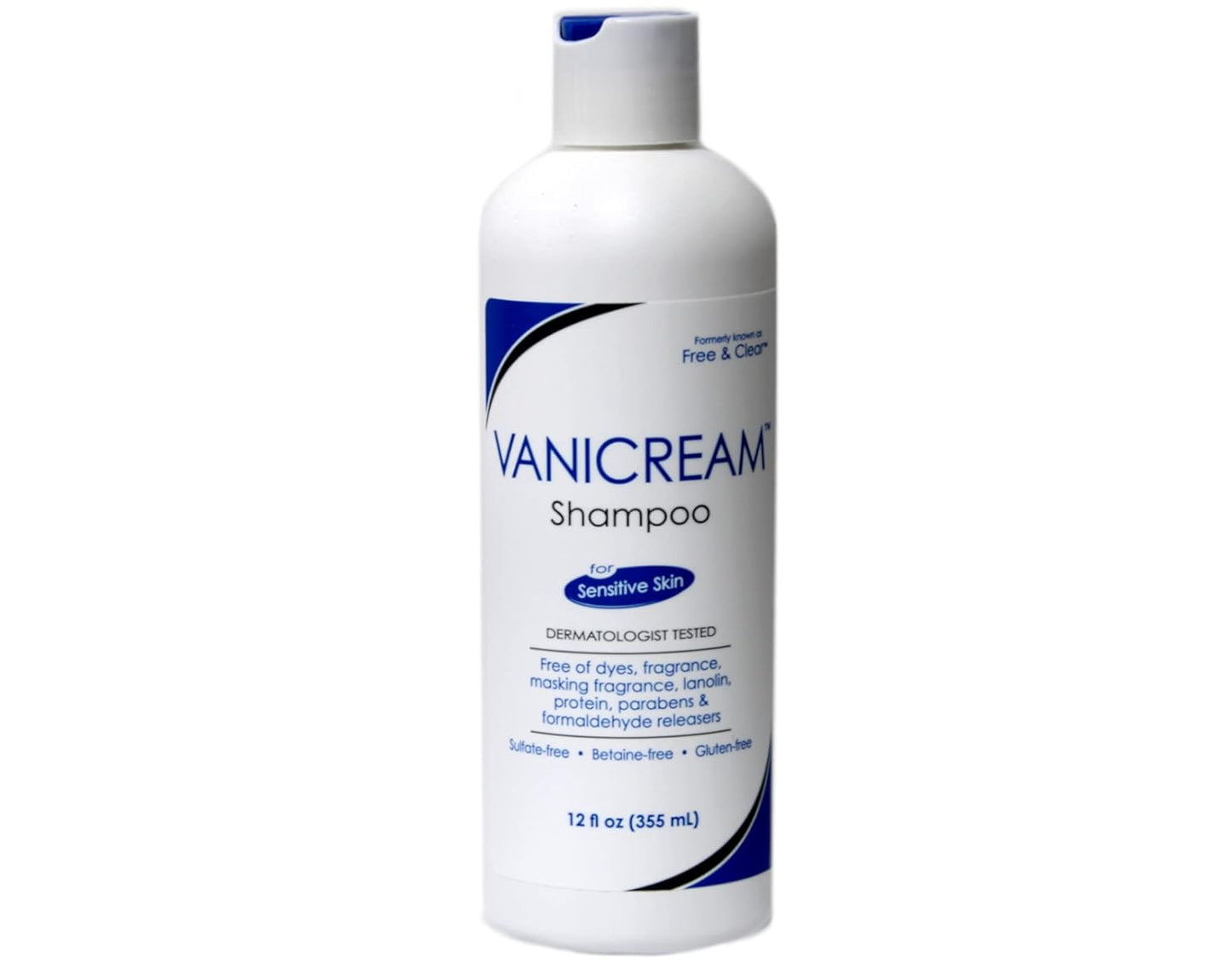 Vanicream Shampoo For Sensitive Skin 12 OZ (Pack of 3)