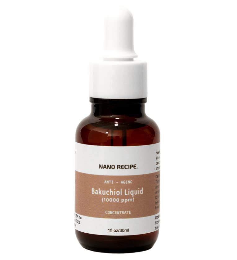 Korean Bakuchiol Concentrate Mix 2 Drops In Any Step of Your Skin Care Routine Retinol Alternative Non GMO Vegan Certificate Safe Natural Botanical Antioxidant Cold Pressed 10000ppm 30ml