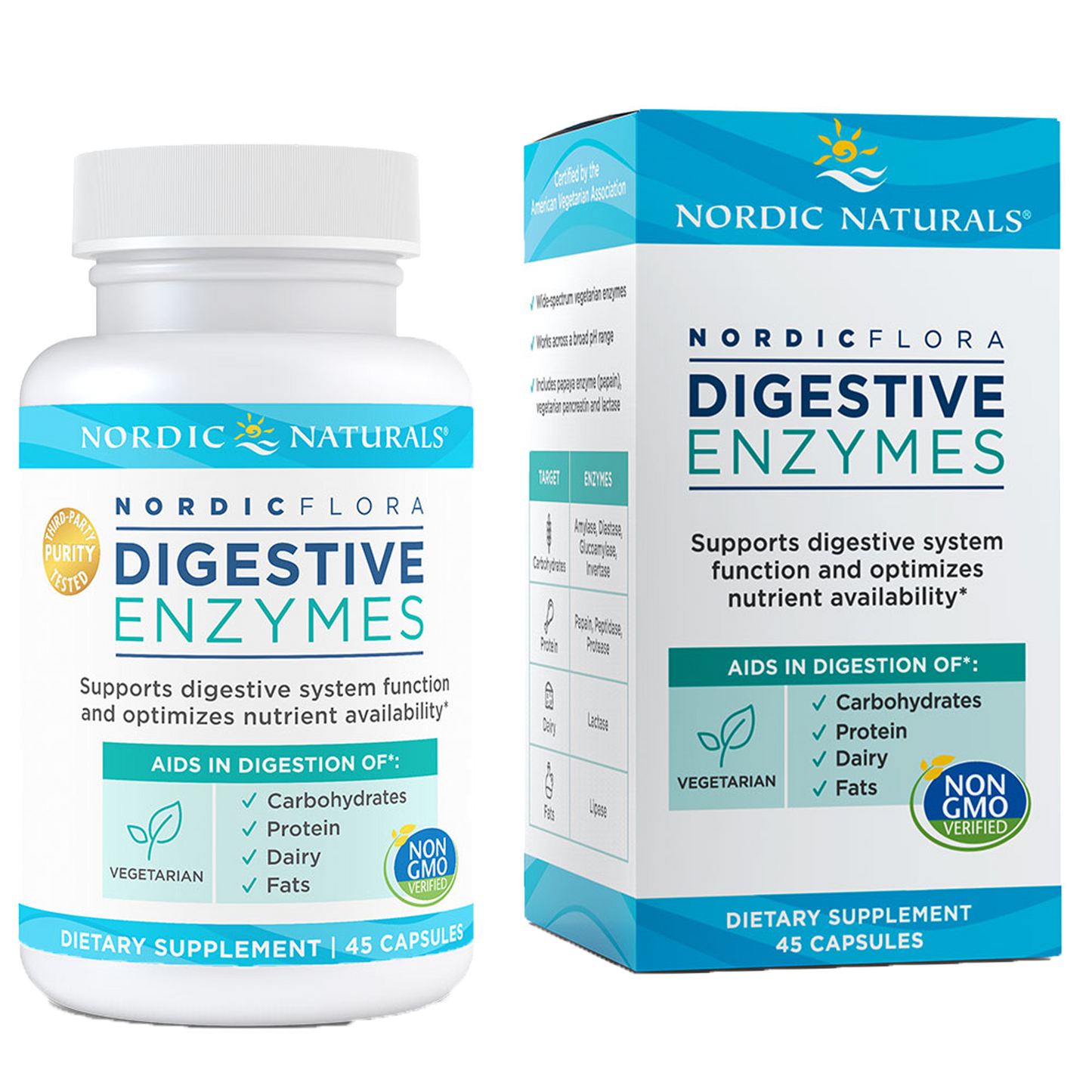 Nordic Naturals Digestive Enzymes 45 caps