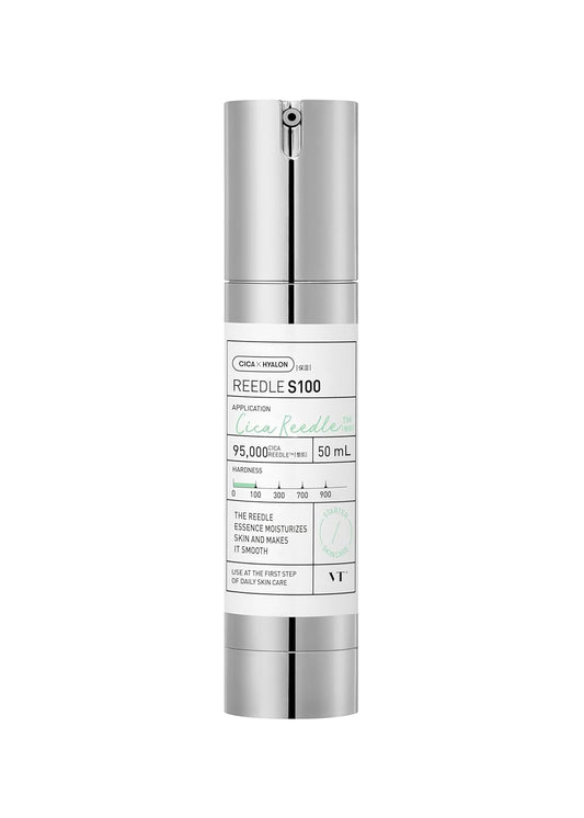 VT COSMETICS CICA Reedle Shot 100 Essence | Daily Face Essence, Centella Complex, Hyaluronic Acid, Green Propolis Extract for All Skin Types 1.69Fl Oz (50ml)