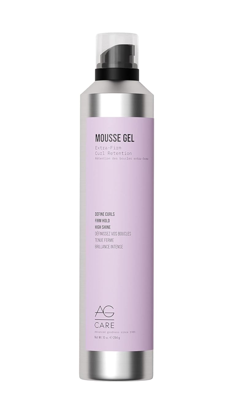 AG Care Mousse Gel Extra-Firm Curl Retention, 10 Fl Oz