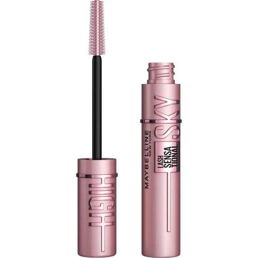 Maybelline Lash Sensational Sky High Washable Mascara Makeup, Volumizing, Lengthening, Defining, Curling, Multiplying, Buildable Formula, True Brown, 1 Count