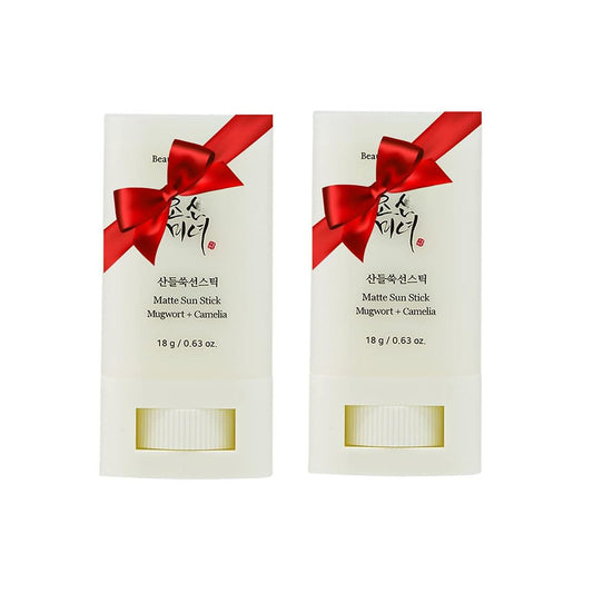 Matte Sun Stick : Mugwort+Camelia (SPF 50+ PA++++) Korean Beauty | Korean Sun Stick | K-Beauty Sunscreen (2 Pack)