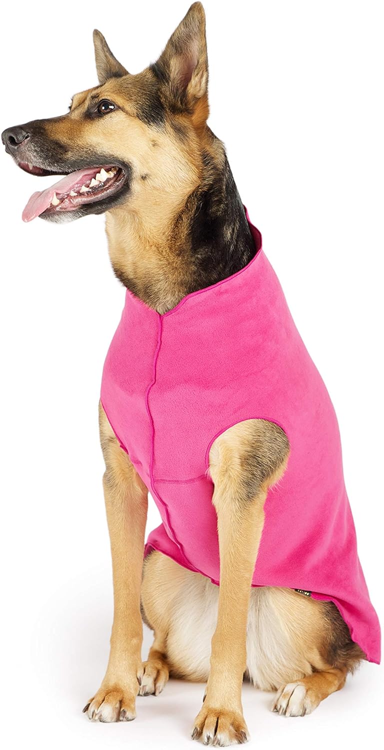 Goldpaw: DOG STRETCH FLEECE | Fuchsia (NEW!)