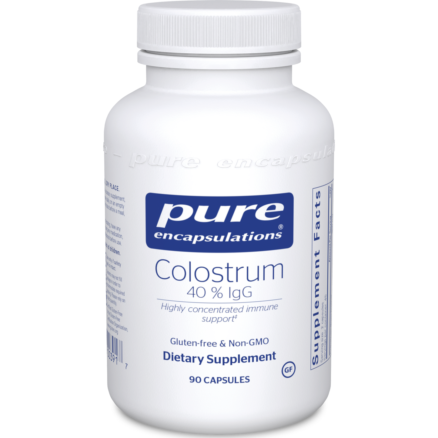 Pure Encapsulations Colostrum 40% IgG 450 mg