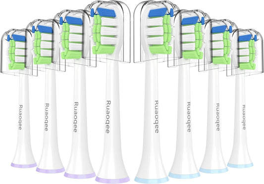 Replacement Heads for Philips Sonicare - Replacement Brush Head Compatible with Sonicare Electric Toothbrush - Awesome Workmanship and Neat Impress - 8 Packs