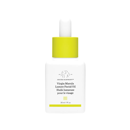 Drunk Elephant Virgin Marula Luxury Facial Oil - Gluten-Free and Vegan Anti-Aging Skin Care and Face Moisturizer (30 mL / 1 Fl Oz)