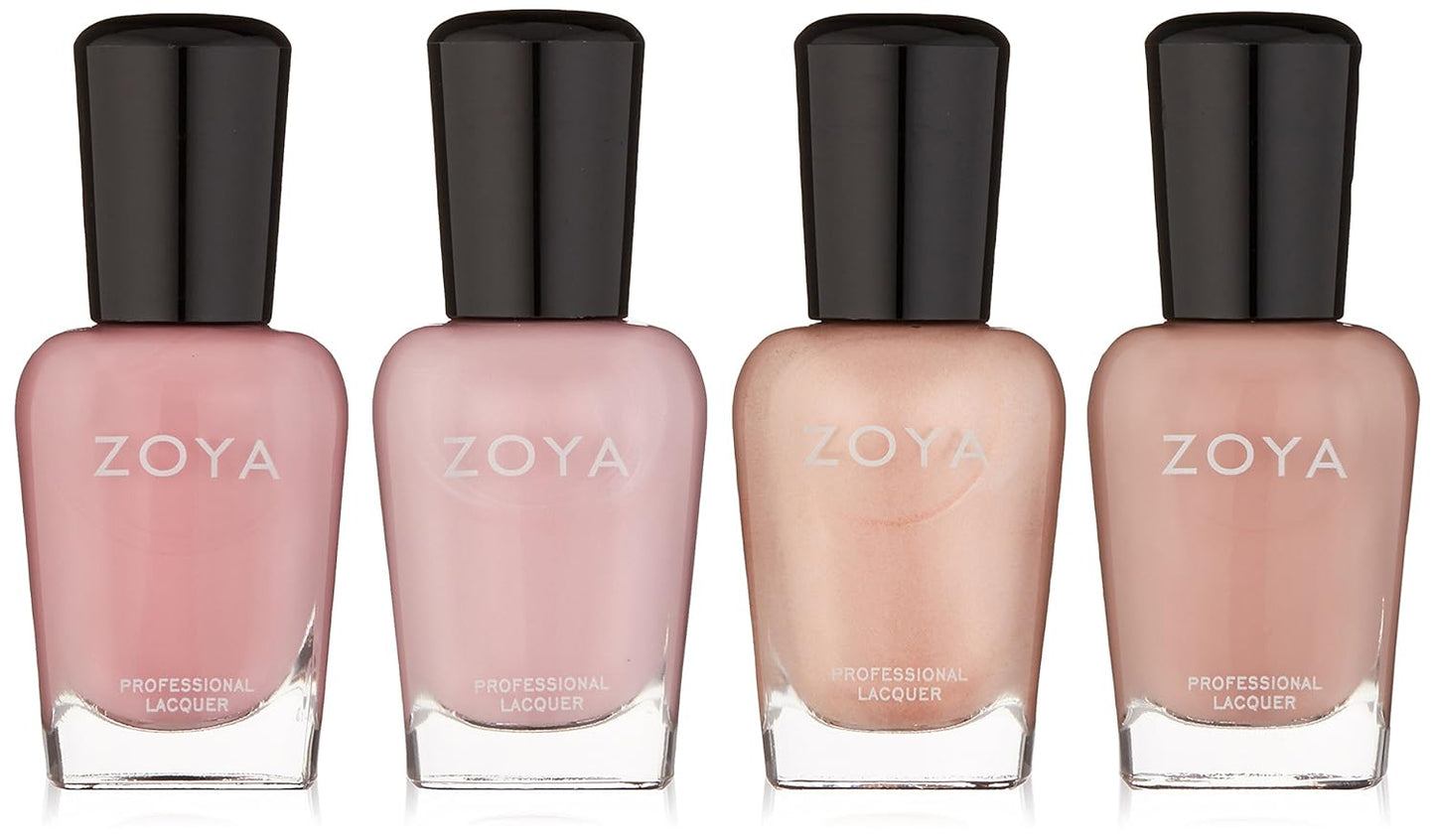 Zoya Polish Quad Nail Polish, Under The Mistletoe, 0.5 Fl Oz (Pack of 4)