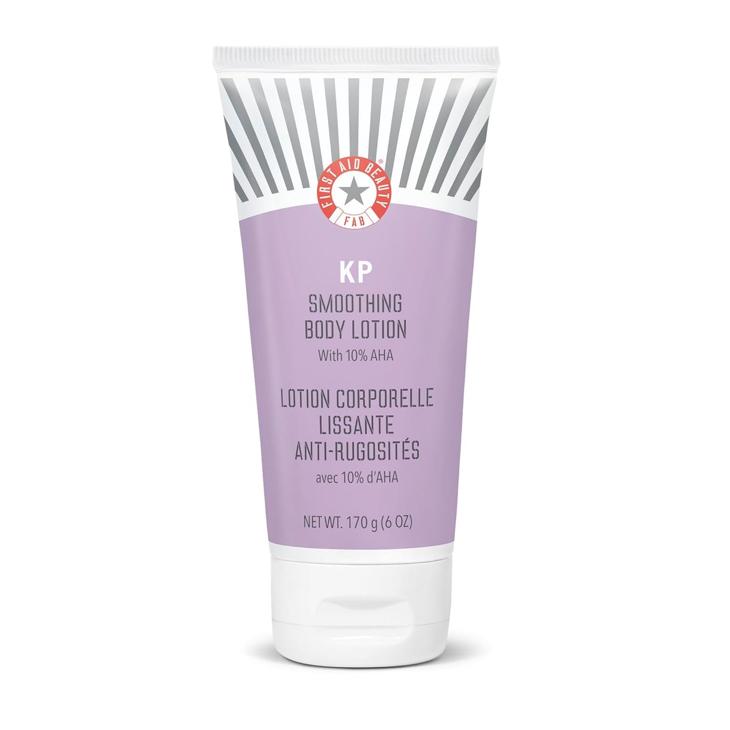 First Aid Beauty KP Smoothing Body Lotion Ð Chemically Exfoliates and Moisturizes with 10% Lactic Acid (AHA), Urea, Colloidal Oatmeal and Ceramides Ð 6 oz