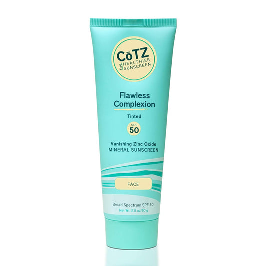 C_TZ Flawless Complexion Tinted Facial Mineral Sunscreen Broad Spectrum SPF 50; 2.5 oz / 70 g