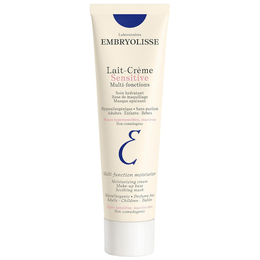 Embryolisse Lait Cr�me Sensitive Moisturizer. Hypoallergenic Face & Body Cream for All Skin Types With Aloe Vera & Shea Butter. Fragrance-Free & Suitable for Sensitive Skin, 3.38 Fl Oz