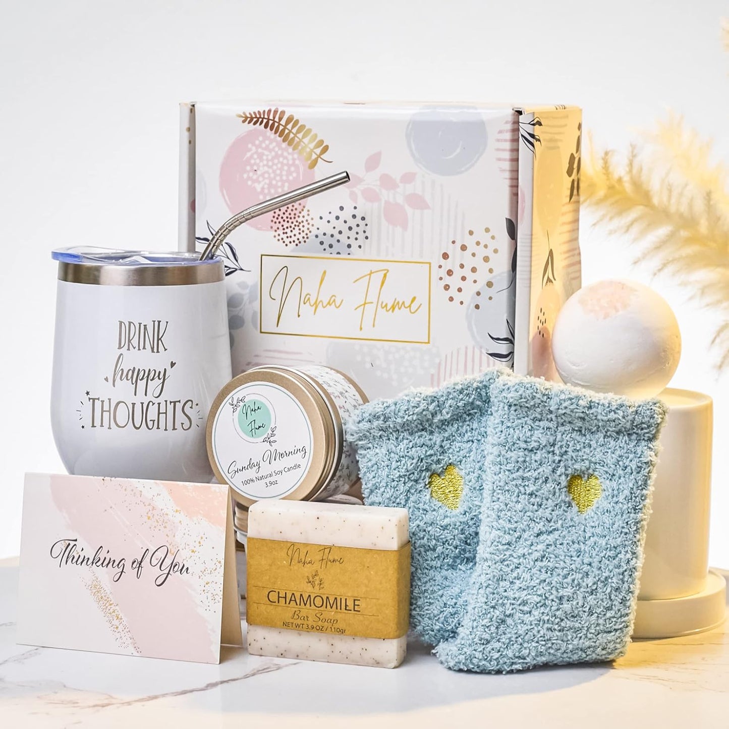 Spa Gifts for Women - Relaxing Self Care Gifts for Women - Bath and Body Gift Baskets for Women - Birthday Care Package for Women - Get Well Soon Gifts for Women - Thinking of you Gifts for Women