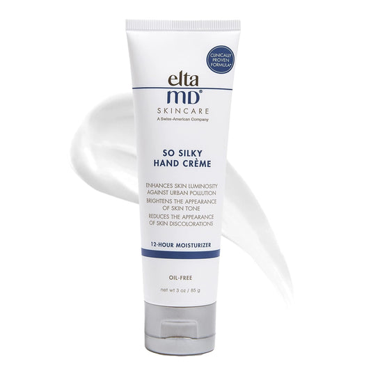 EltaMD So Silky Hand Cr�me, Moisturizing Hand Lotion with Ceramides, Sclareolide and Vitamin E for Dry, Flaking Hands, 12-Hour Hand Cream, 3 oz.