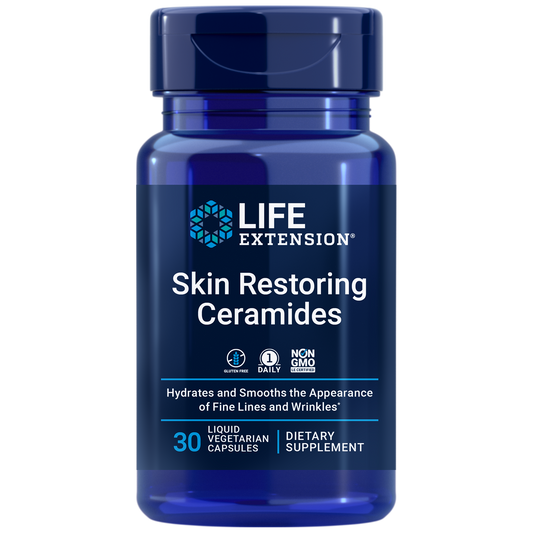 Life Extension Skin Restoring Ceramides 30 liq vegcaps