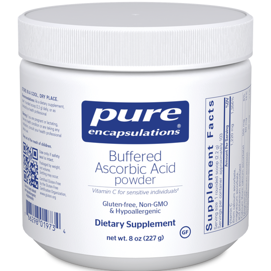 Pure Encapsulations Buffered Ascorbic Acid Powder 227 gms