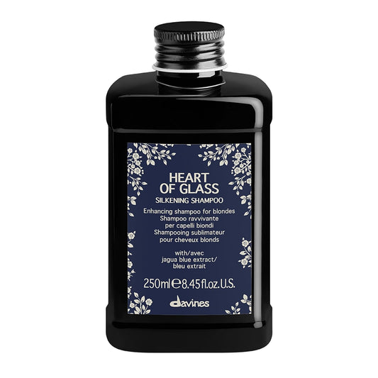 Davines Heart of Glass Silkening Shampoo for Blonde Care, Nourishing Protection for Natural Or Cosmetically Treated Hair