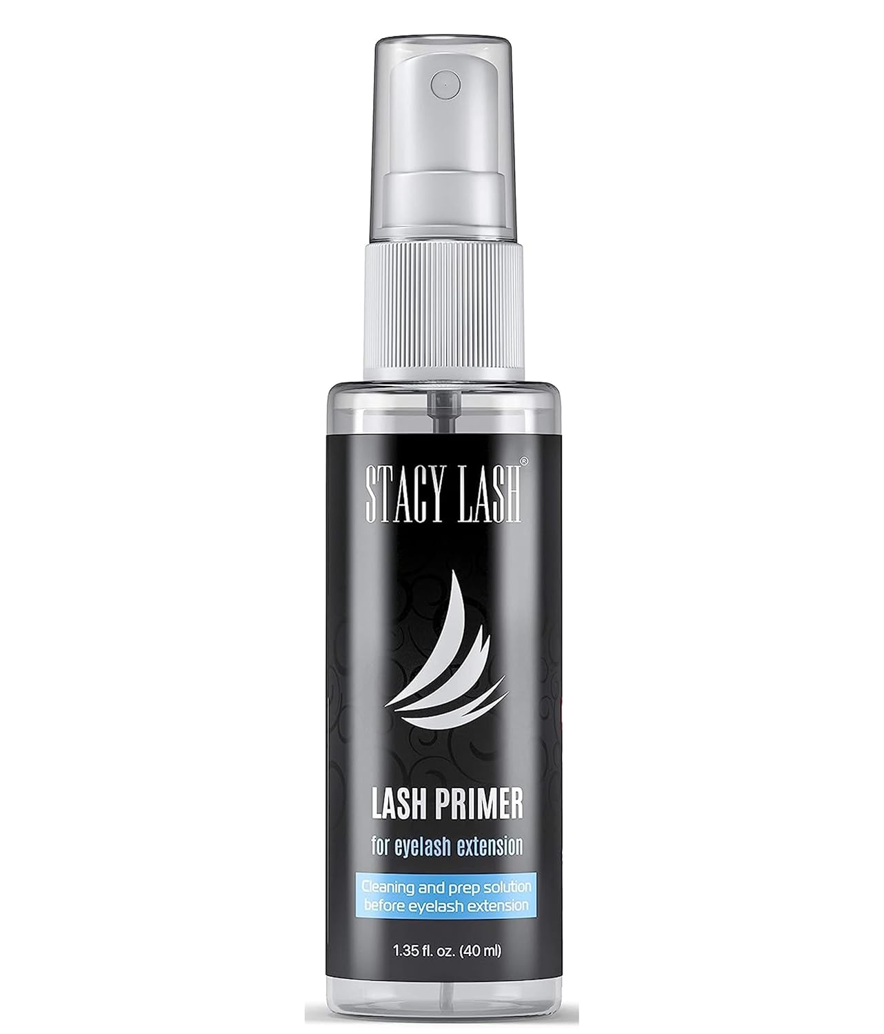 Eyelash Extension Primer/Cleanser (1.35fl.oz/40ml) Stacy Lash/Protein Oil Remover/Increase Adhesive Bonding Power Retention/Pretreatment for Individual Semi Permanent Extensions Glue Supplies
