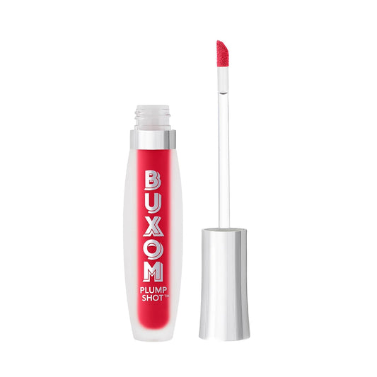 BUXOM Plump Shot Collagen-Infused Lip Serum, Lip Plumping Gloss, Formulated with Collagen, Peptides, Hyaluronic Acid, Avocado & Jojoba Oil