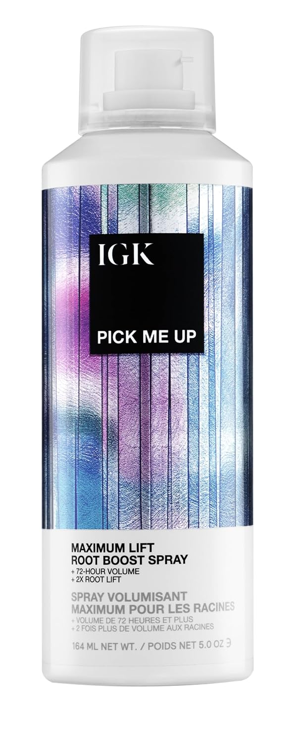 IGK PICK ME UP Maximum Lift Root Boost Spray | Instantly Lifts, Adds Volume + Thickness | Vegan + Cruelty Free | 5 Oz