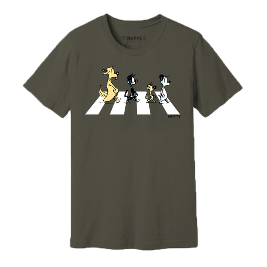 ‘Tabby Road’ Ash Brown Short Sleeve Tee