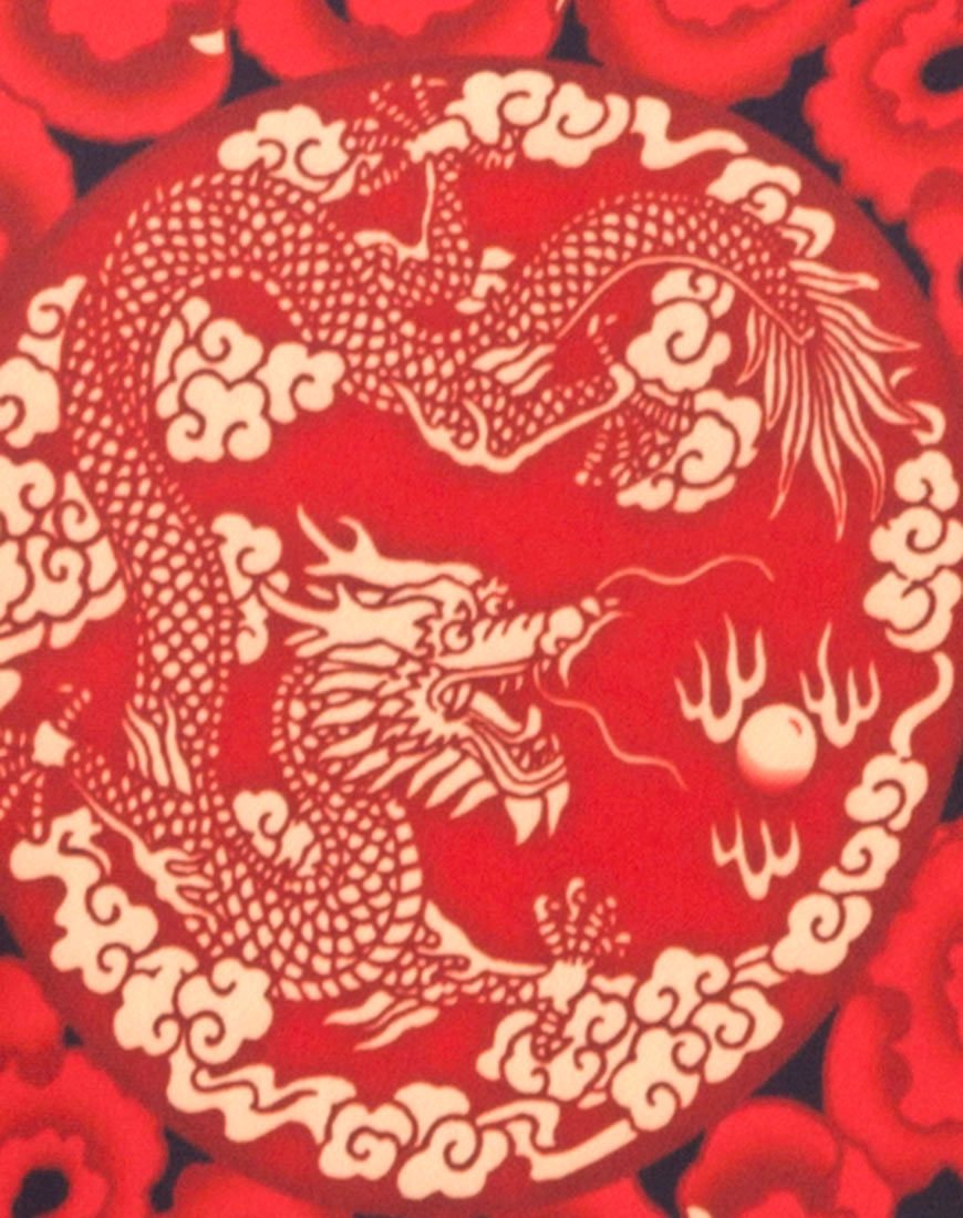 Blaze Swimsuit in Chinese Fire Dragon