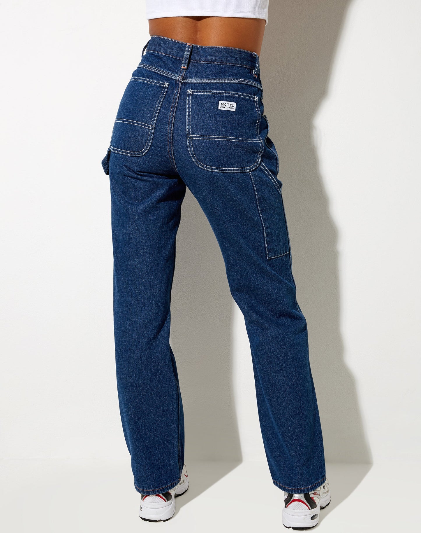Carpenter Cargo Jeans in Indigo Blue