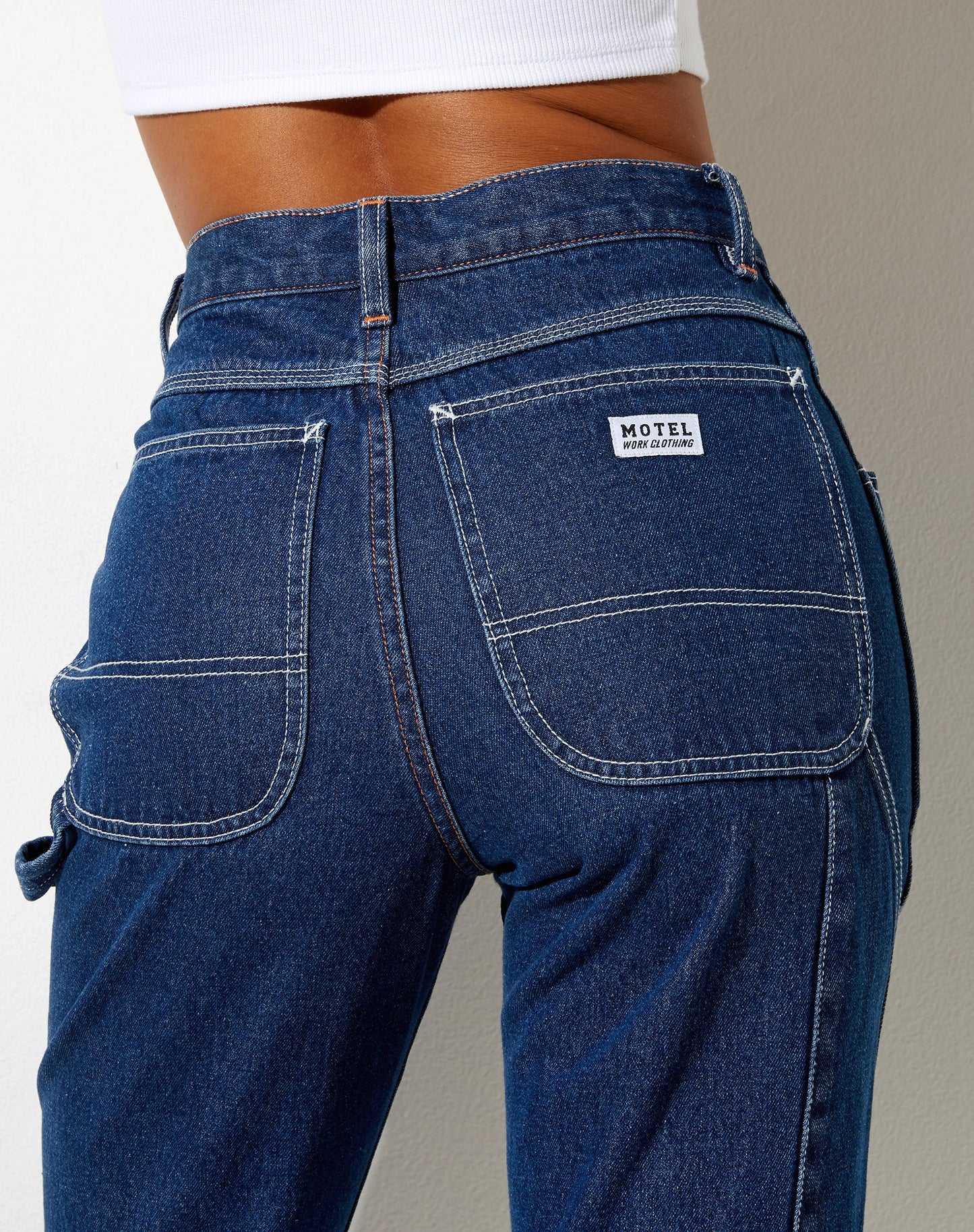 Carpenter Cargo Jeans in Indigo Blue