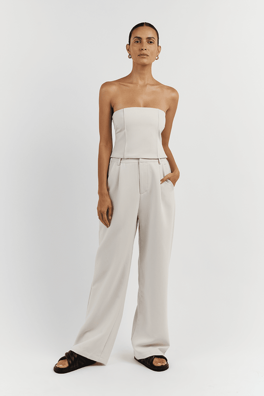 ROWAN BONE CORSET TOP Clothing DISSH Boutiques 12 BONE