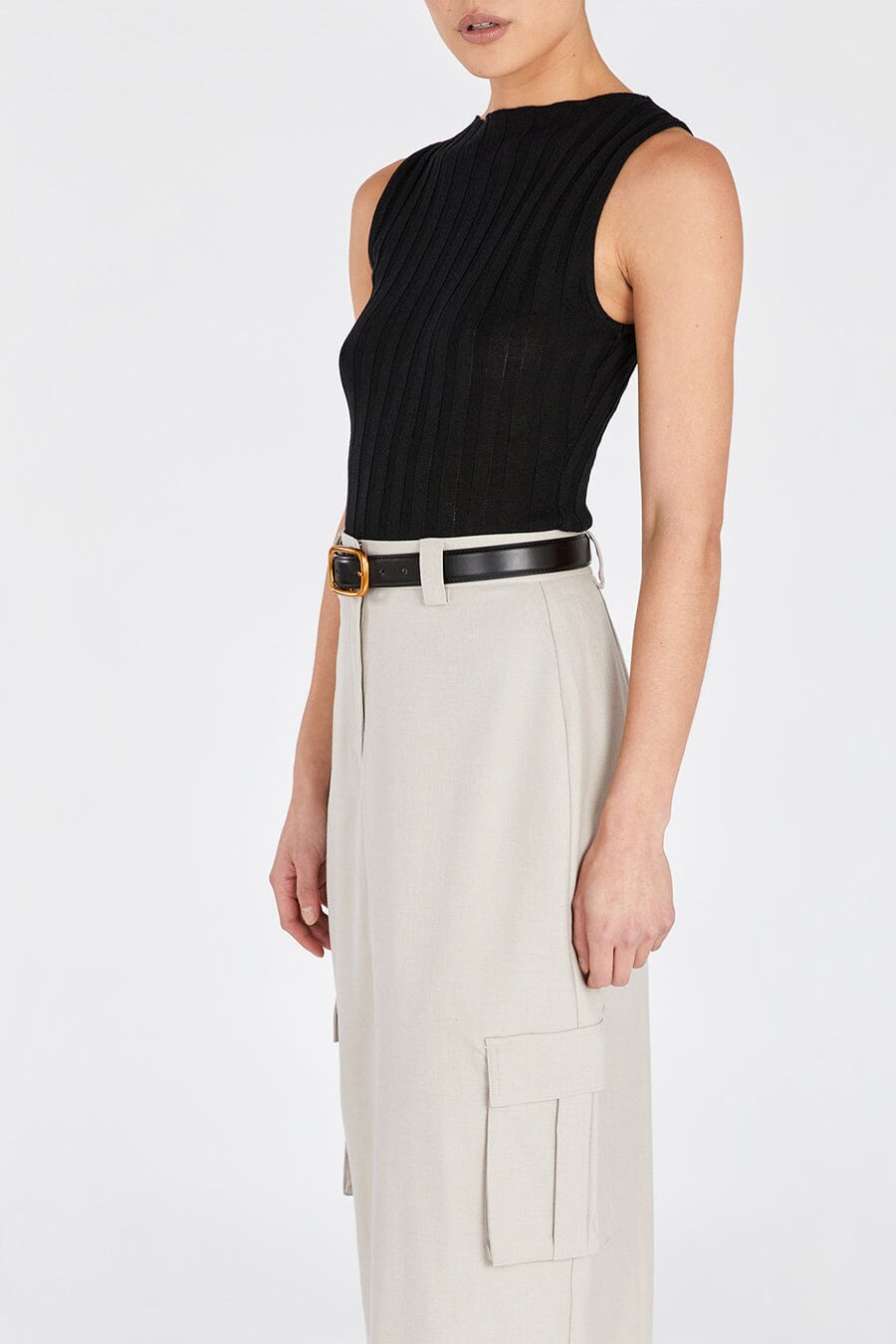 HARLEY STONE CARGO MIDI SKIRT