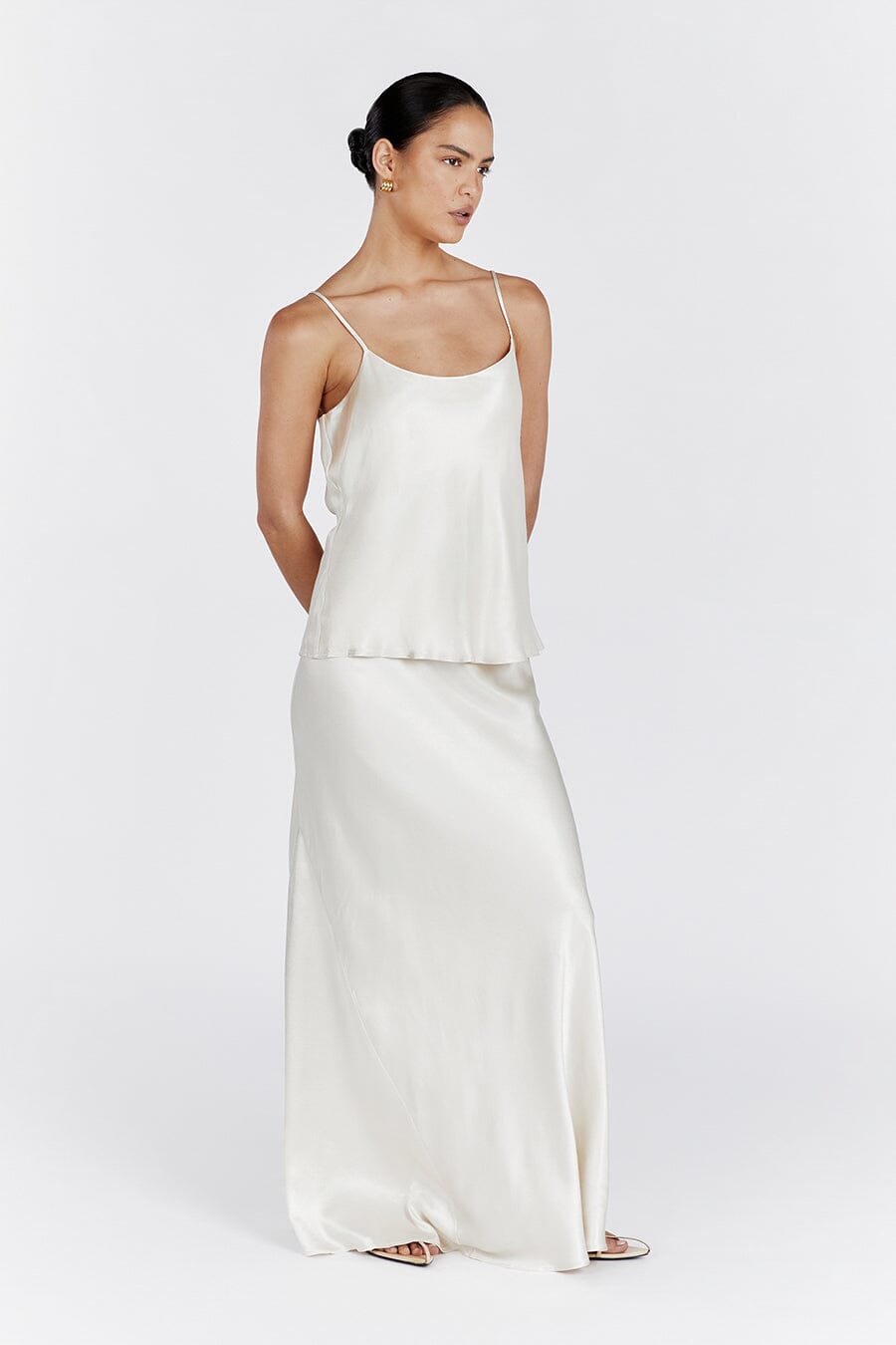 MYA CREAM SATIN CAMI