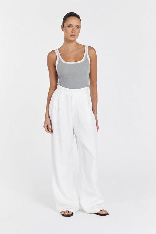 LINA DOVE CONTRAST SCOOP TANK