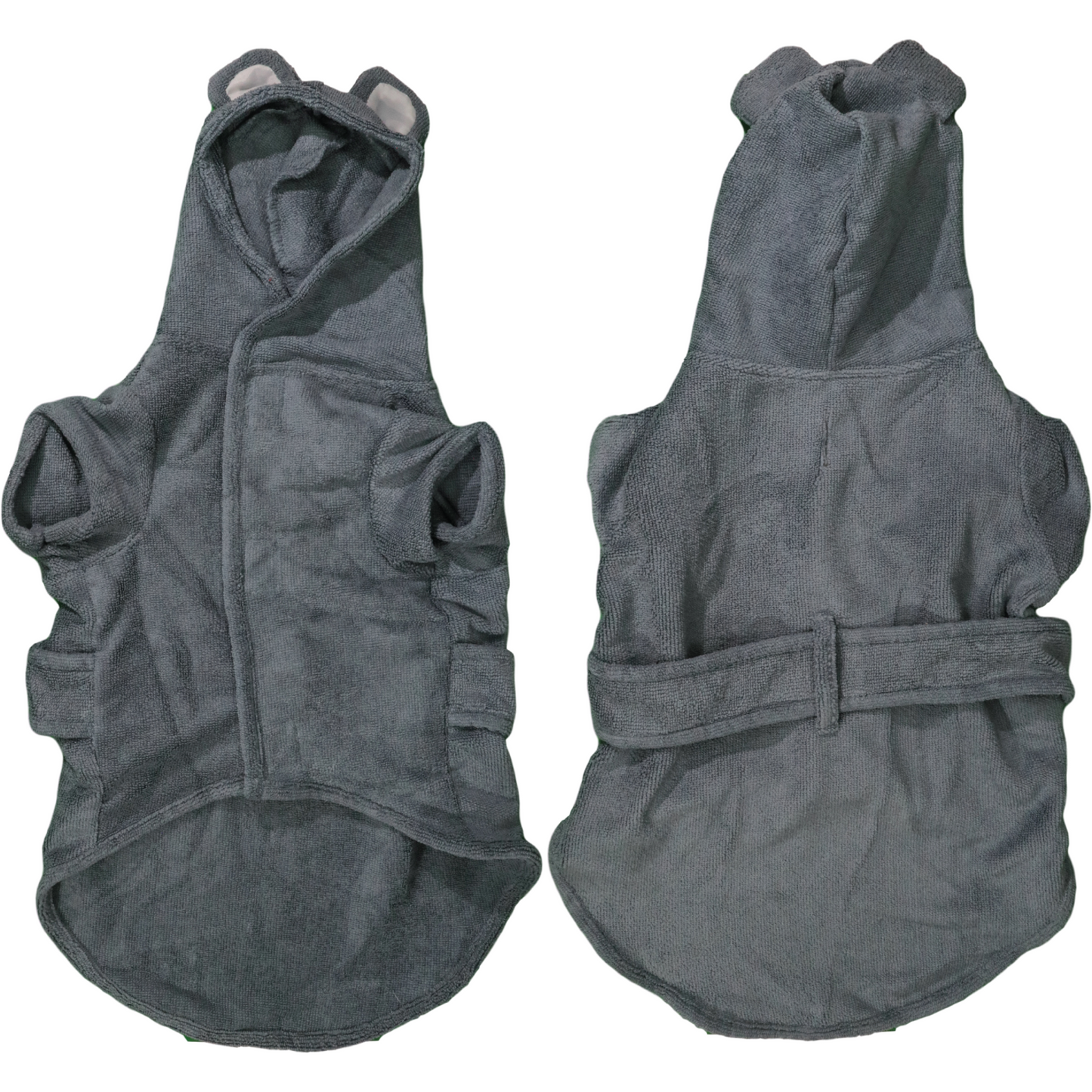 DOG BATH ROBE: Charcoal {FINAL SALE}