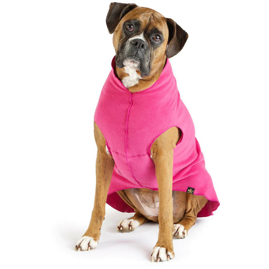 Goldpaw: DOG STRETCH FLEECE | Fuchsia (NEW!)