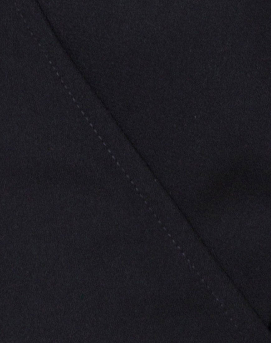 Gios Crop Top in Crep Black