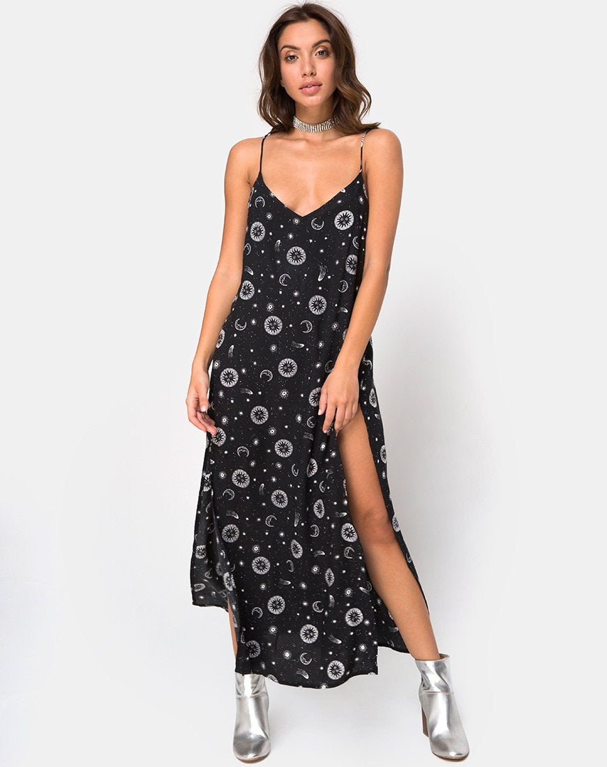 Hime Maxi Dress in Small Celestial Black  X Princess Polly
