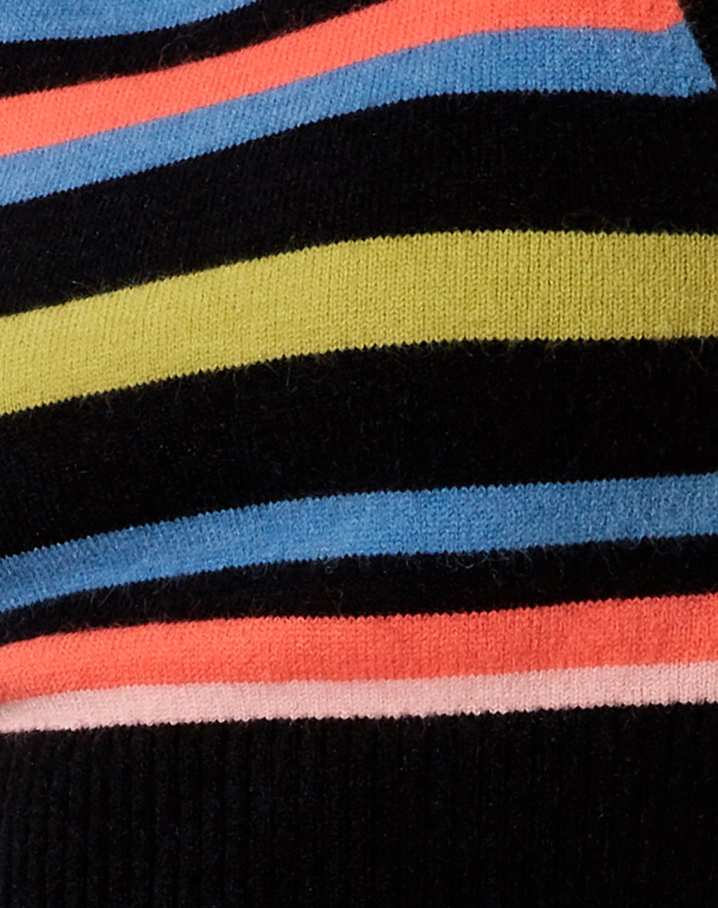 Jaya Vest in Multi Stripe Blue Black